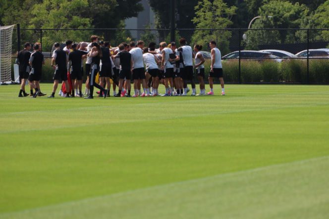 Robert Lewandowski trenuje w Chicago Fire