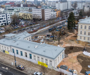 Sinfonia Varsovia w Warszawie podczas budowy