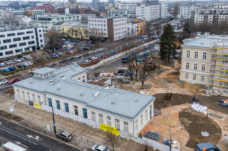 Sinfonia Varsovia w Warszawie podczas budowy