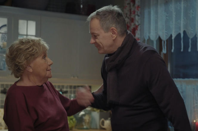 Walentynki z M jak miłość. Barbara (Teresa Lipowska), Stefan (Steffen Möller)