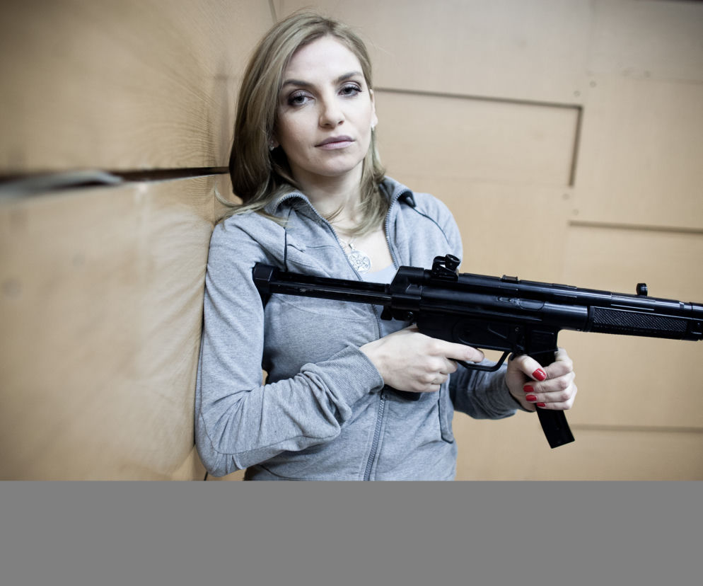 Agnieszka Frykowska lubi duży kaliber