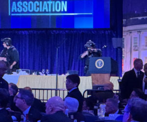 Strzały na kolacji z udziałem Donalda Trumpa