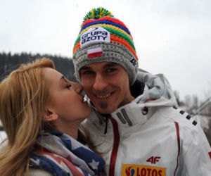 Piotr Żyła żona, Justyna Żyła