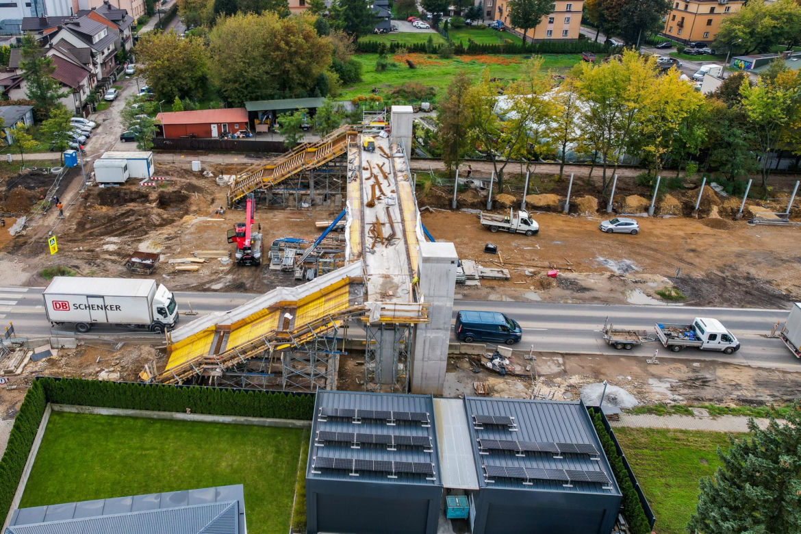 Przebudowa DK94 w Olkuszu - stan na listopad 2025 r.