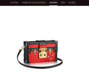 Torebka od Louis Vuitton, model Petite Malle