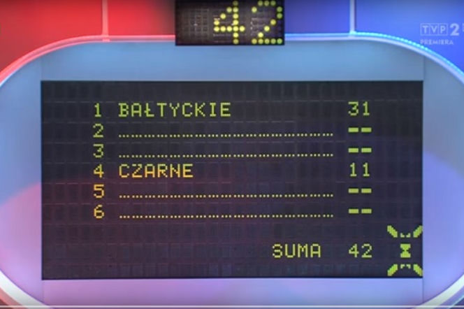 Familiada: Europejskie morze? 30 sekund najlepszej rozrywki VIDEO