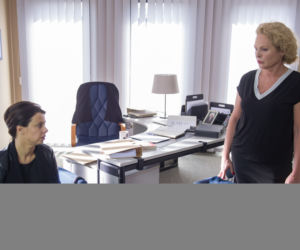 Na Wspólnej odc. 2197. Weronika (Renata Dancewicz), Agnieszka (Katarzyna Walter)