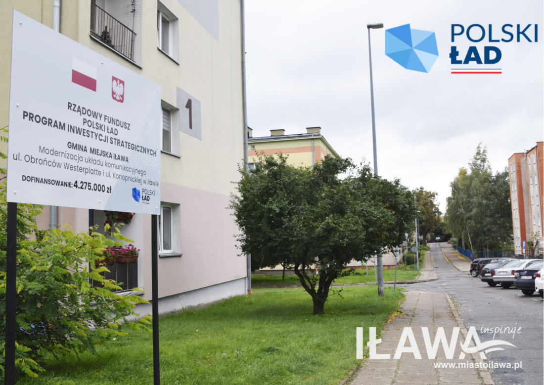 Podpisano umowę na przebudowę ulic Obrońców Westerplatte i Konopnickiej w Iławie