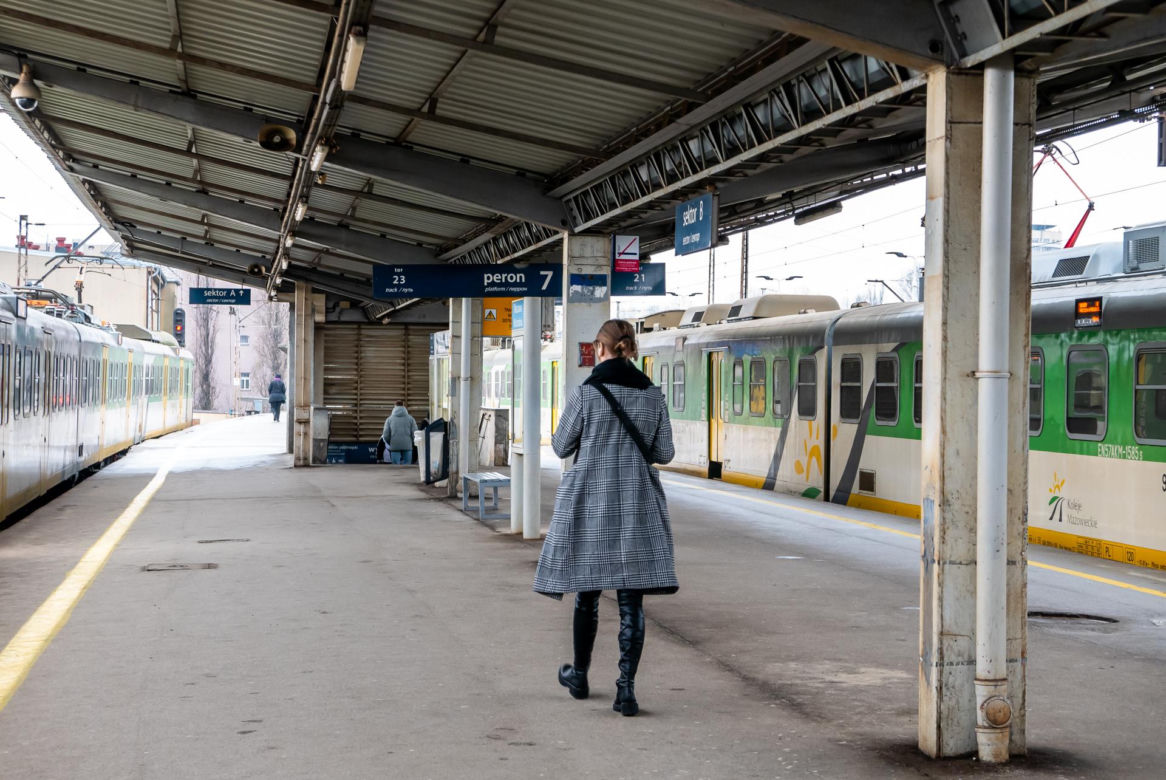 Dworzec PKP Warszawa Wschodnia przed przebudową w ramach remontu linii średnicowej