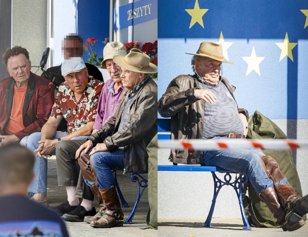 Ranczo. Olbrychski jako nowy Japycz dołączył do słynnej ławeczki! Widzowie nie kryją wściekłości - ZDJĘCIA