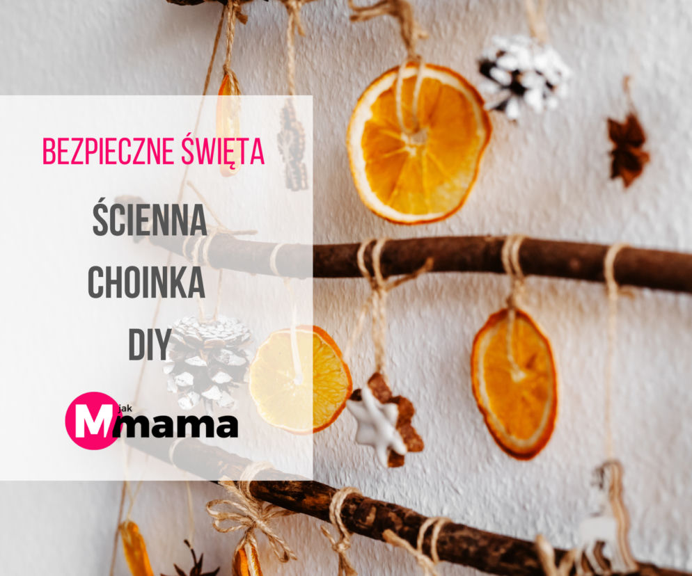 Choinka ścienna DIY