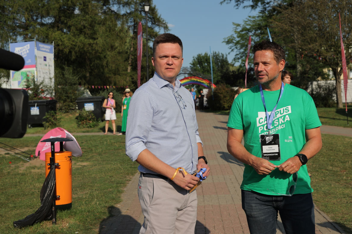 Campus Polska Przyszłości 2022, Rafał Trzaskowski kontra Szymon Hołownia