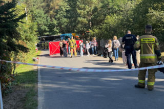 Wypadek ciężarówki i autokaru. Dzieci jechały na wycieczke