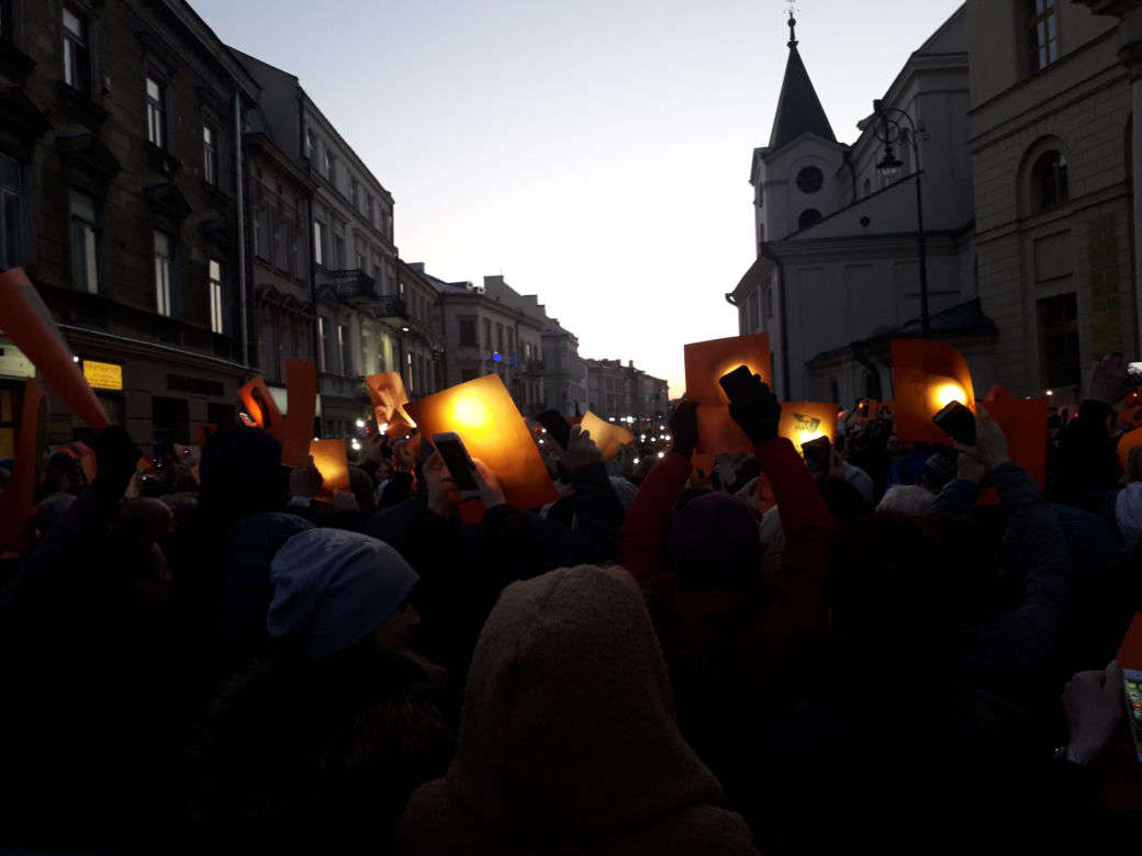 Pikieta poparcia dla nauczycieli