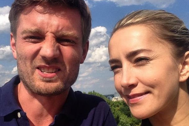 Na krawędzi 2 sezon. Kamilla Baar i Marcin Rogacewicz na planie serialu