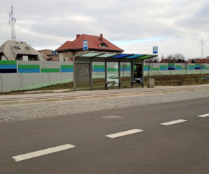 Nieużywany przystanek w Szczecinie Zdrojach