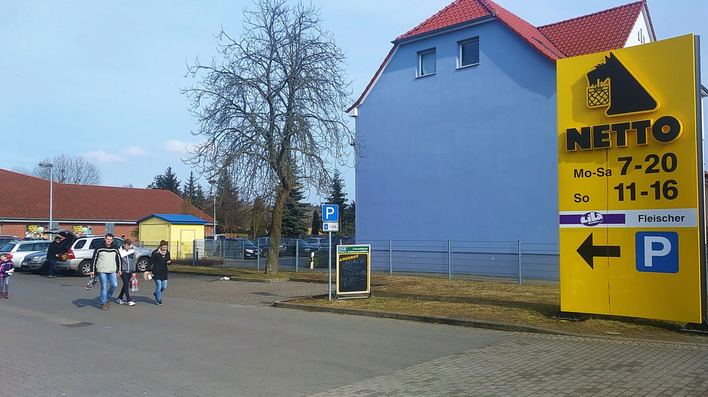 Niedzielne zakupy w Löcknitz