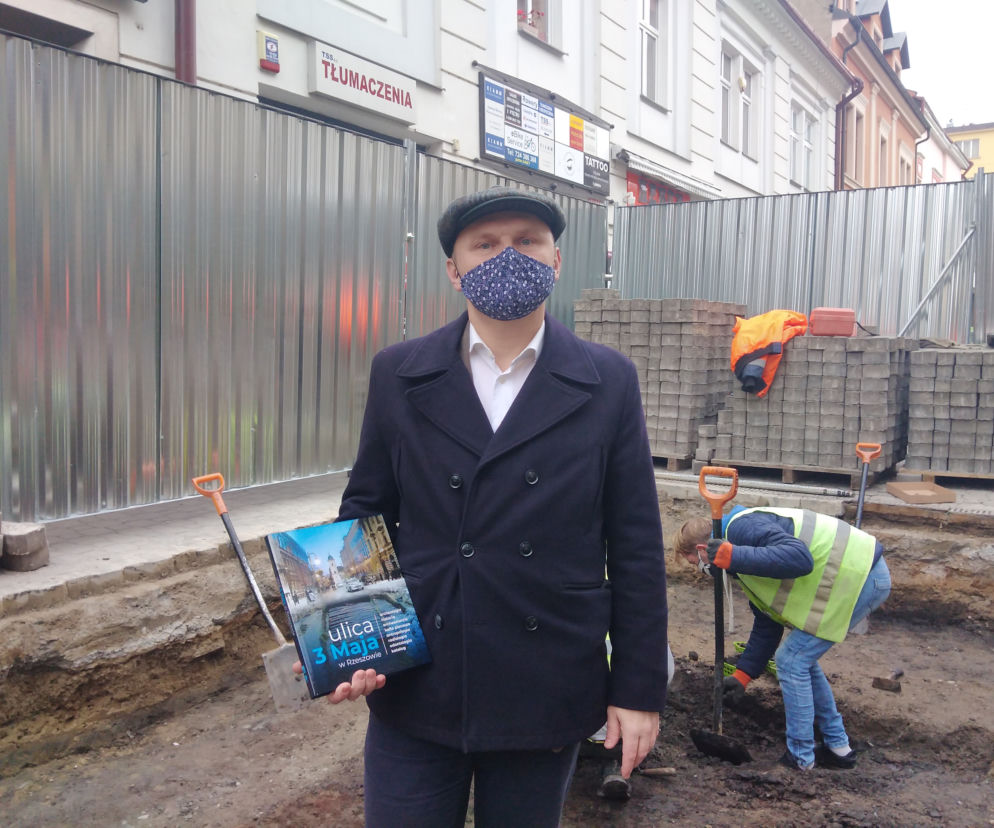 Prace archeologiczne na Grunwaldzkiej w Rzeszowie wstrzymano. To przez złą pogodę