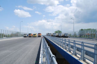 Autostrada A4 i próbne obciążenie mostu