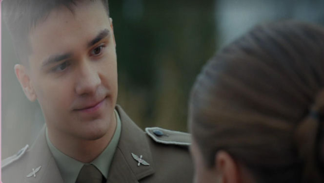 M jak miłość odc. 1926. Janek (Jakub Sirko), Matylda (Klementyna Lamort)