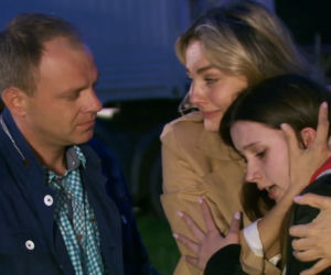 Na Wspólnej, odcinek 3318. Zuza (Małgorzata Socha), Kamil Hoffer (Kazimierz Mazur), Ula (Sherazade Wolff)