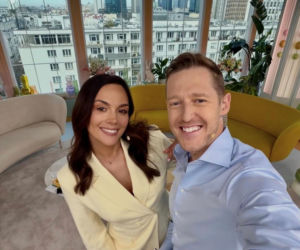 Garnitur Pauliny Krupińskiej to idealna propozycja na komunię. Elegancki i w jednym z najmodniejszych odcieni tej wiosny