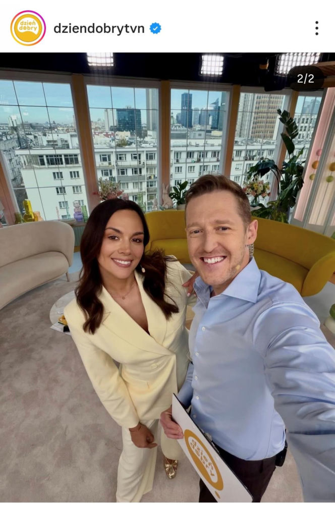 Garnitur Pauliny Krupińskiej to idealna propozycja na komunię. Elegancki i w jednym z najmodniejszych odcieni tej wiosny