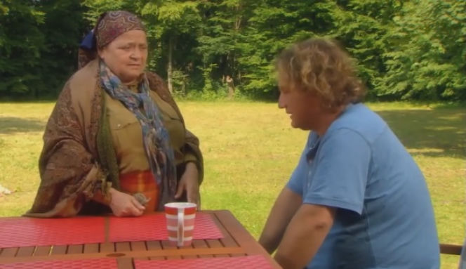 Ranczo 8 sezon odc. 102. Kusy (Paweł Królikowski), babka (Grażyna Zielińska)