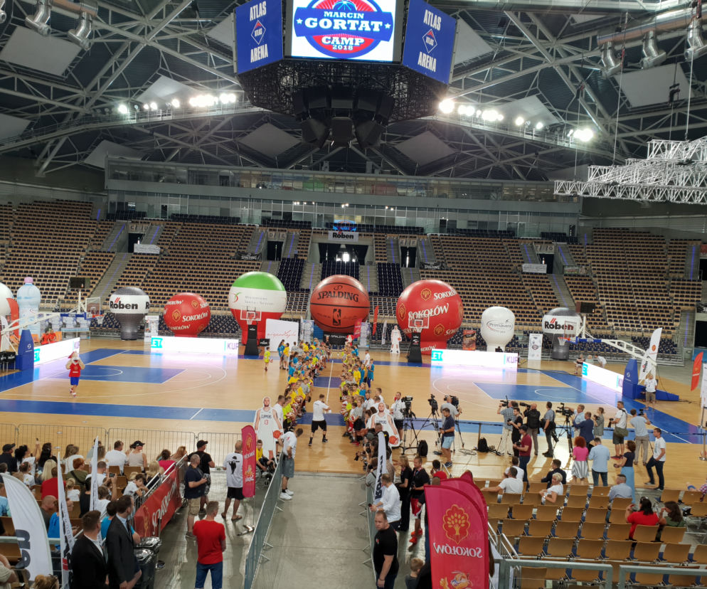 Gortat Camp 2018 w łódzkiej Atlas Arenie
