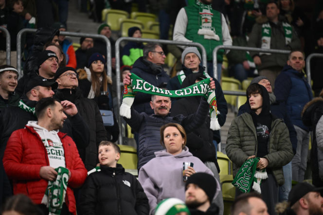 Lechia Gdańsk - Jagiellonia Białystok: Zdjęcia kibiców i zawodników z meczu 24. kolejki PKO BP Ekstraklasy