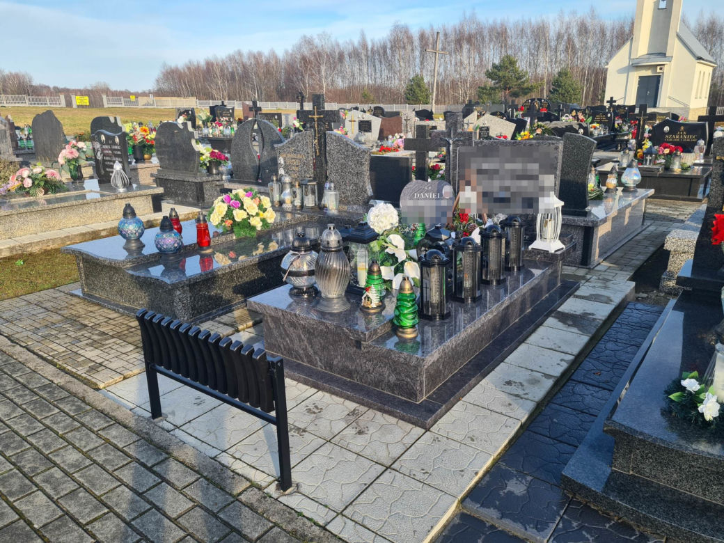 Tragiczna śmierć piłkarza Zacisze Trześń. Grób Daniela [GALERIA]