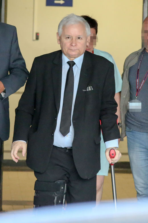 KACZYŃSKI WYSZEDŁ ZE SZPITALA