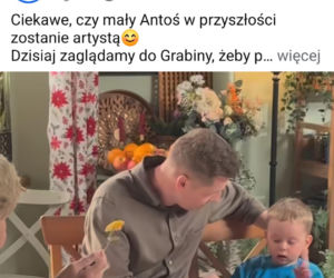 M jak miłość po wakacjach. Paweł (Rafał Mroczek), Antoś (Mikołaj Jankowski) na planie