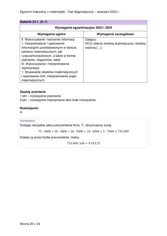 Matura próbna 2023: Matematyka. Oficjalne odpowiedzi CKE