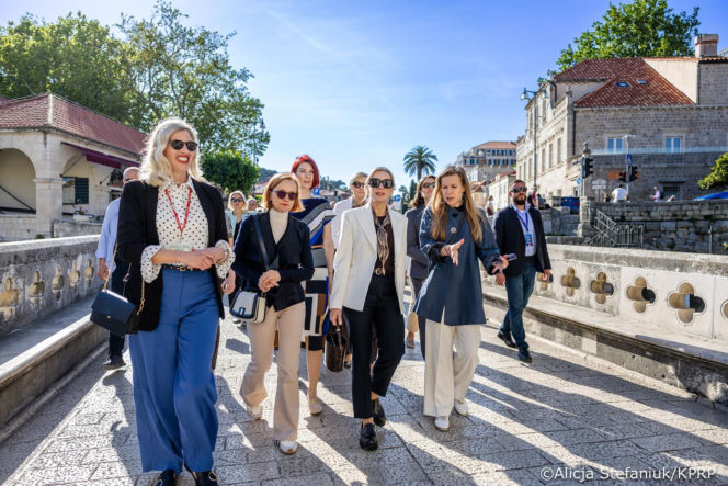 Pierwsze Damy w Chorwacji: Marta Nawrocka i Agata Duda