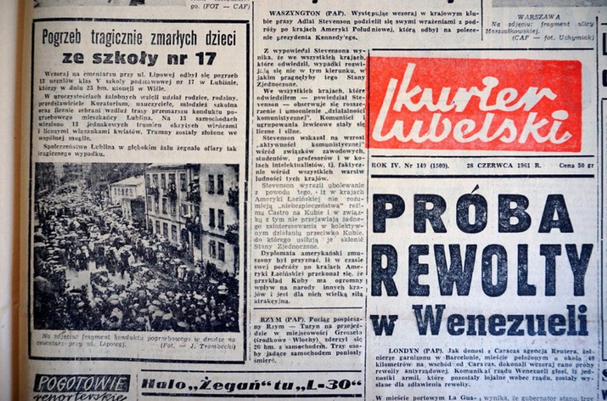W Lublinie pochowano 13 dzieci, które utonęły podczas szkolnej wycieczki. Teraz groby wymagają pilnego remontu