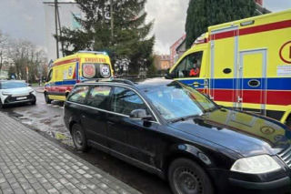 Szkoła Podstawowa nr 5 w Siedlcach ewakuacja czynności straży pożarnej