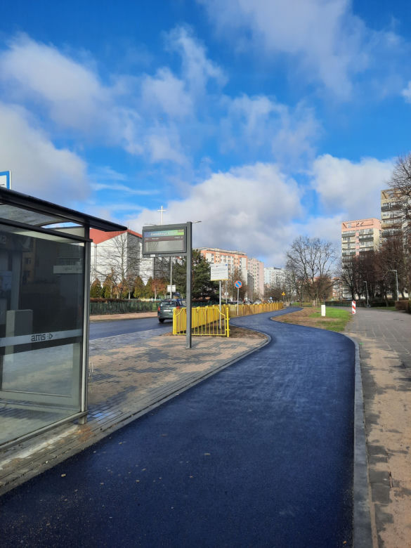 Ścieżka rowerowa na ul. Zawadzkiego już gotowa