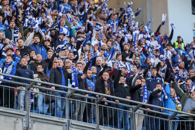 Lech Poznań - Legia Warszawa: Zdjęcia kibiców i zawodników z meczu 30. kolejki PKO BP Ekstraklasy