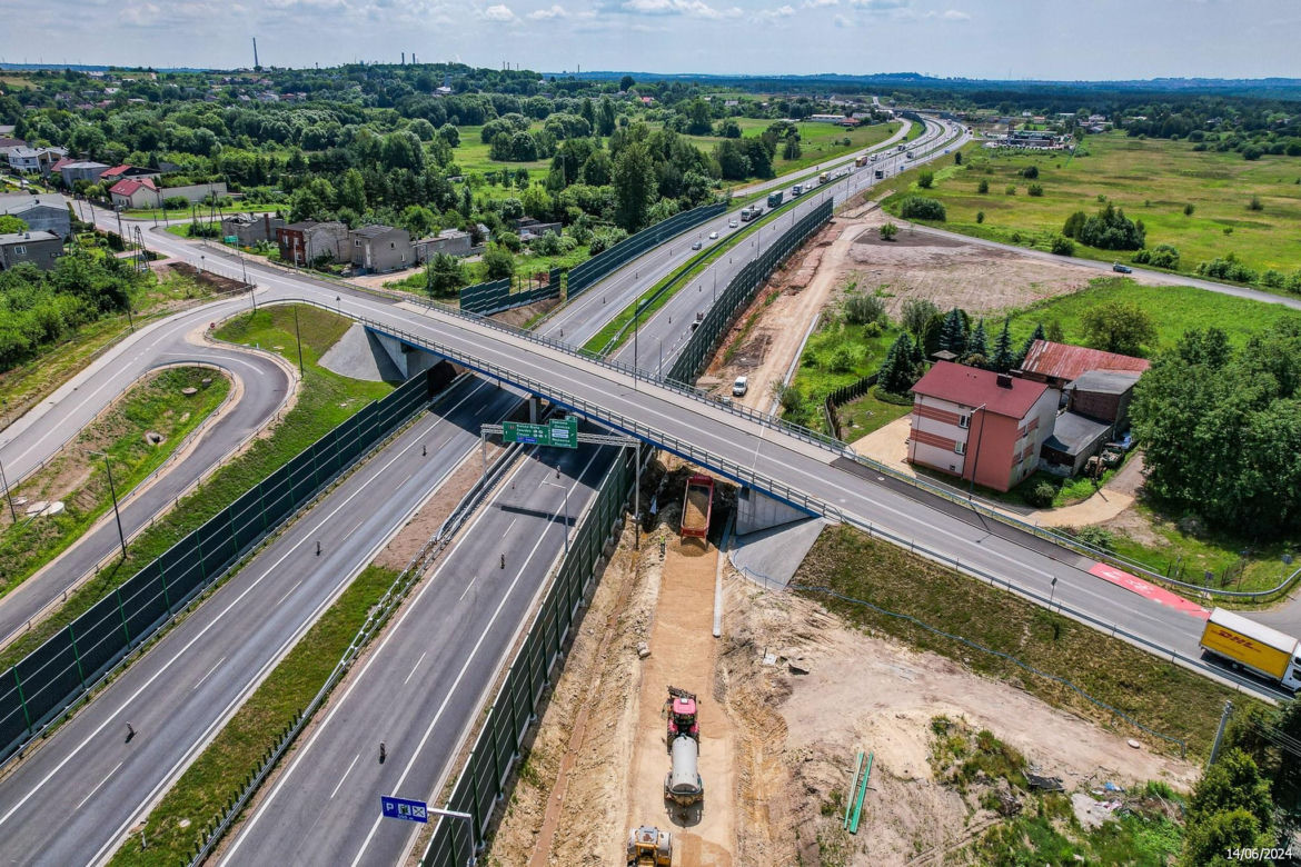 Tak wygląda zagłębiowska część nowej, ekspresowej S1 - czerwiec 2024