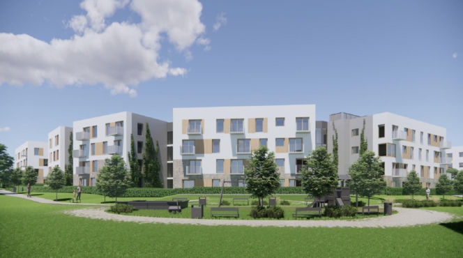 Kameralne osiedle na Ruczaju w Krakowie