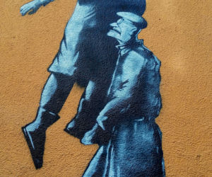 Tajemniczy mural w centrum Szczecina
