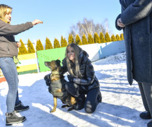 Małgorzata Rozenek-Majdan odwiedziła schronisko w Łodzi
