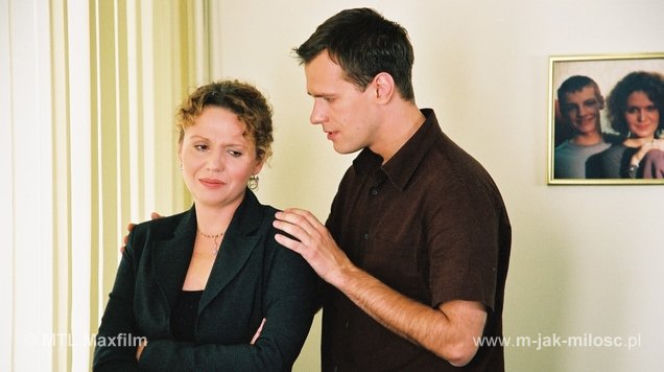 M jak miłość. Michał Łagoda (Paweł Okraska), Marysia (Małgorzata Pieńkowska)