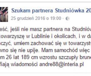 Partner na studniówkę Lublin 2017