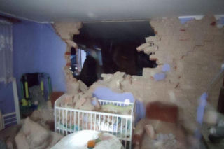 Eksplozja w domu! Ściana runęła na łóżeczko niemowlęcia. Dramat pod Wąbrzeźnem