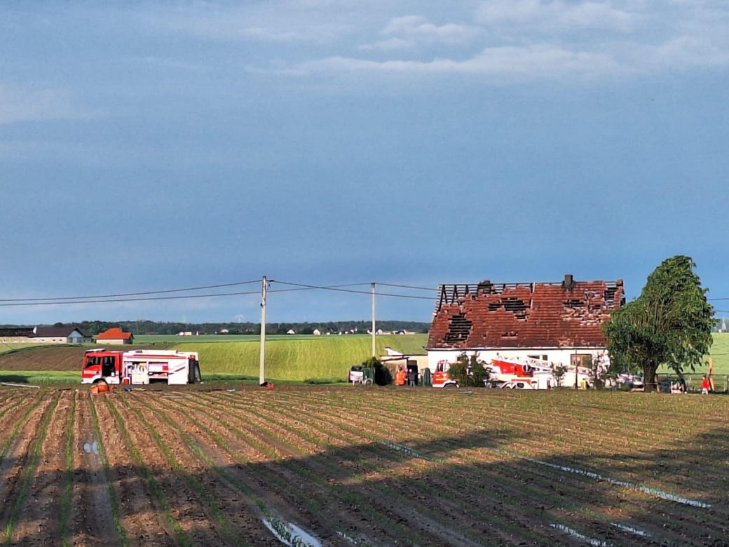 Trąba powietrzna na Opolszczyźnie