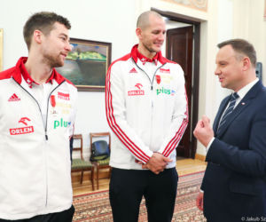 Siatkarze u prezydenta