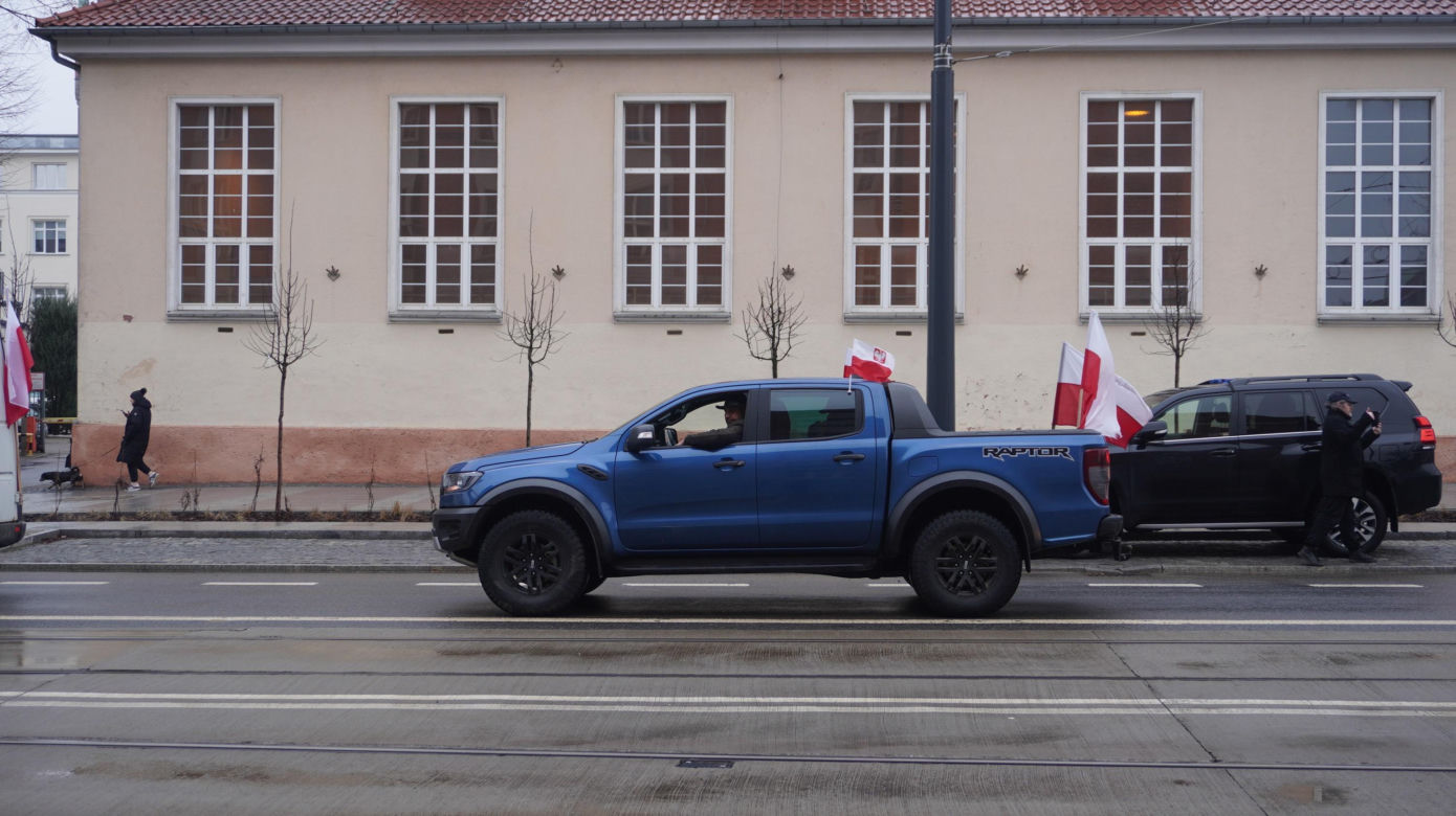 Protest rolników w Olsztynie, 20 lutego 