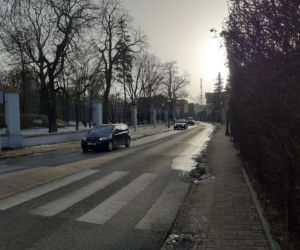 Siedleckie szkoły przy ul. Konarskiego i Prusa i ich okolica w lutym 2021 roku